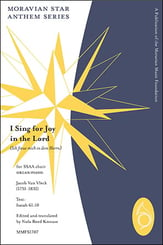 I Sing for Joy in the Lord SSAA choral sheet music cover